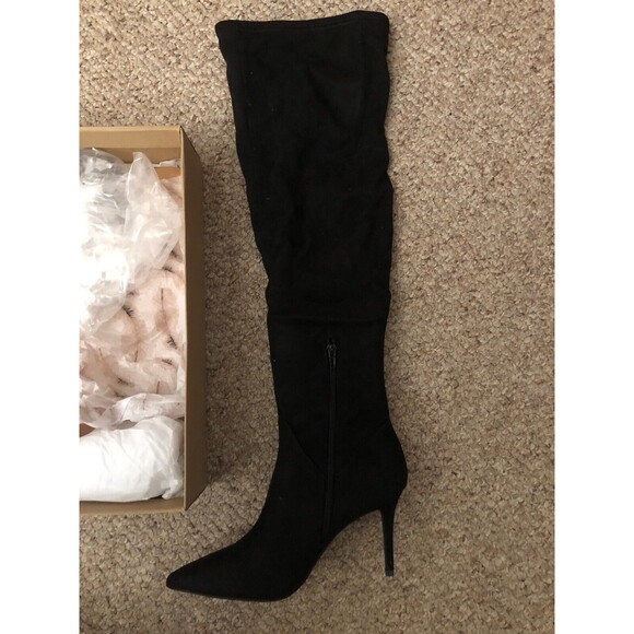 Jessica Simpson Shoes - JESSICA SIMPSON Women's Black Abrine Pointed Toe Stiletto Boots 8.5 M New w/ Box